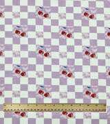 Checkered Cherries Flannel Reusable Paper Towels | Sustainable Kitchen Towels