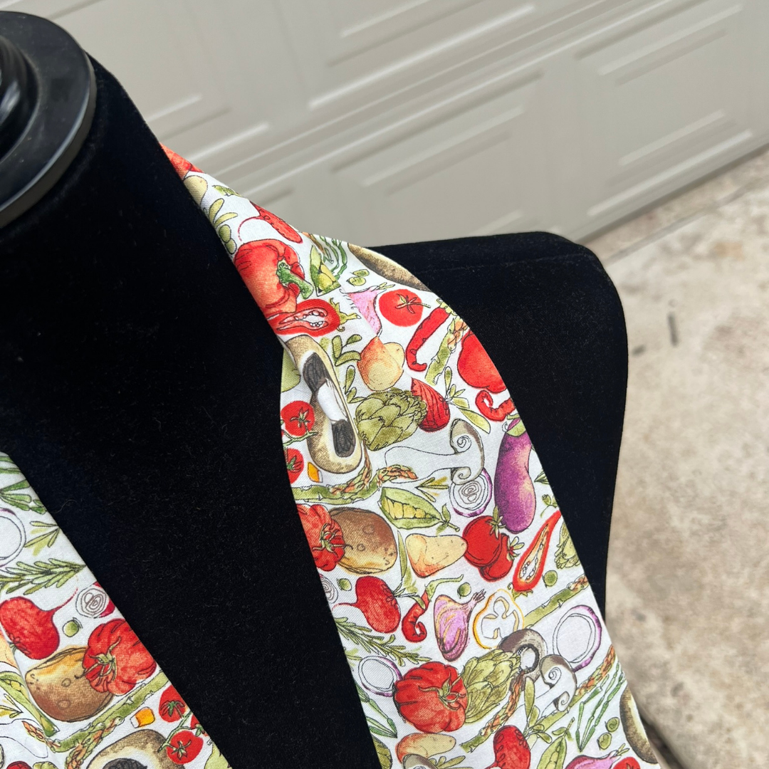 Mixed Veggies Kitchen Scarf