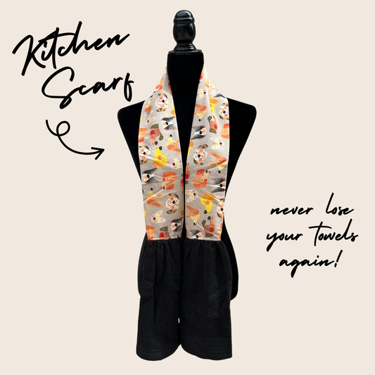 Dogs Kitchen Scarf