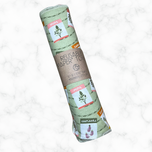 Reusable Paper Towels - Seed Packets
