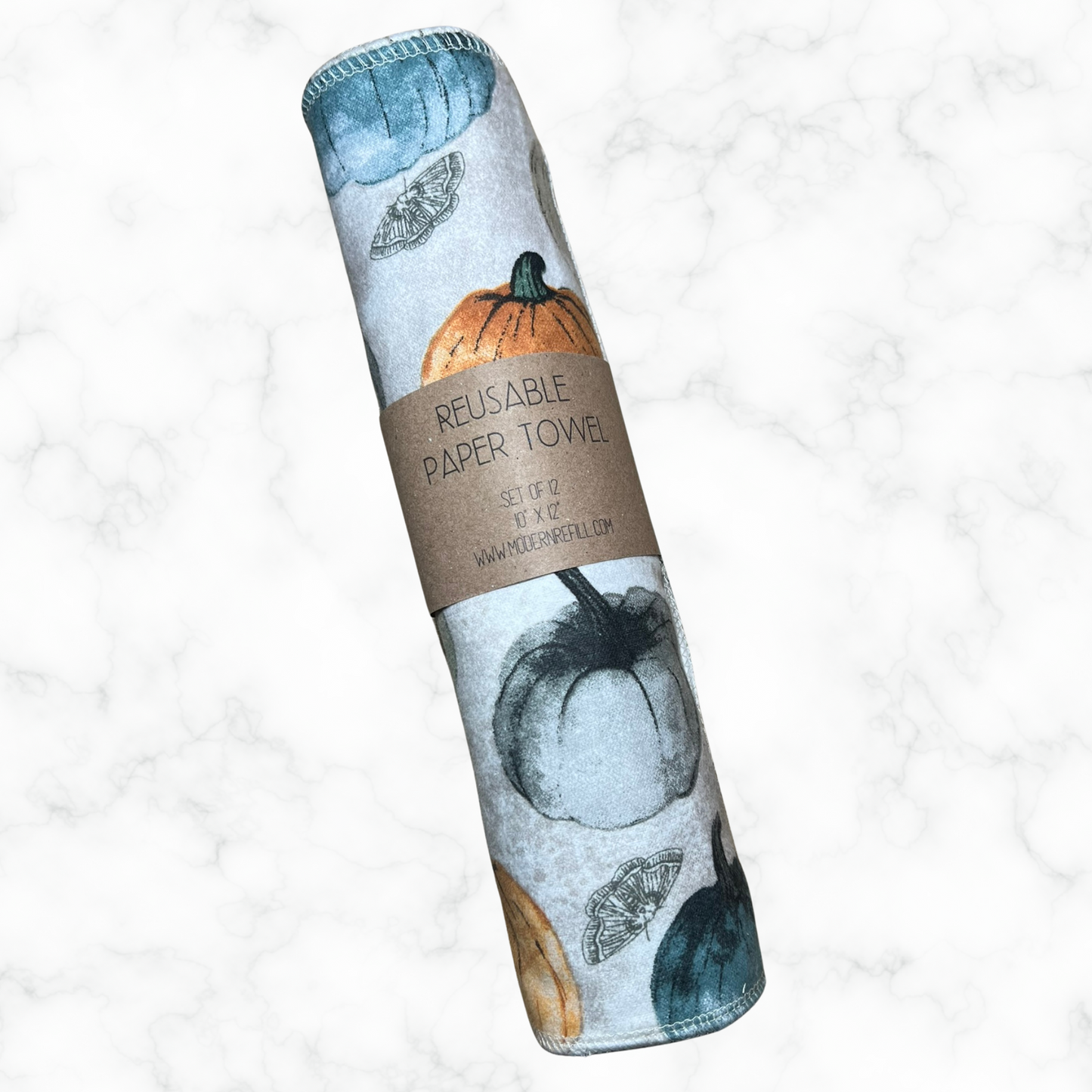 Reusable Paper Towels - Spooky Pumpkins