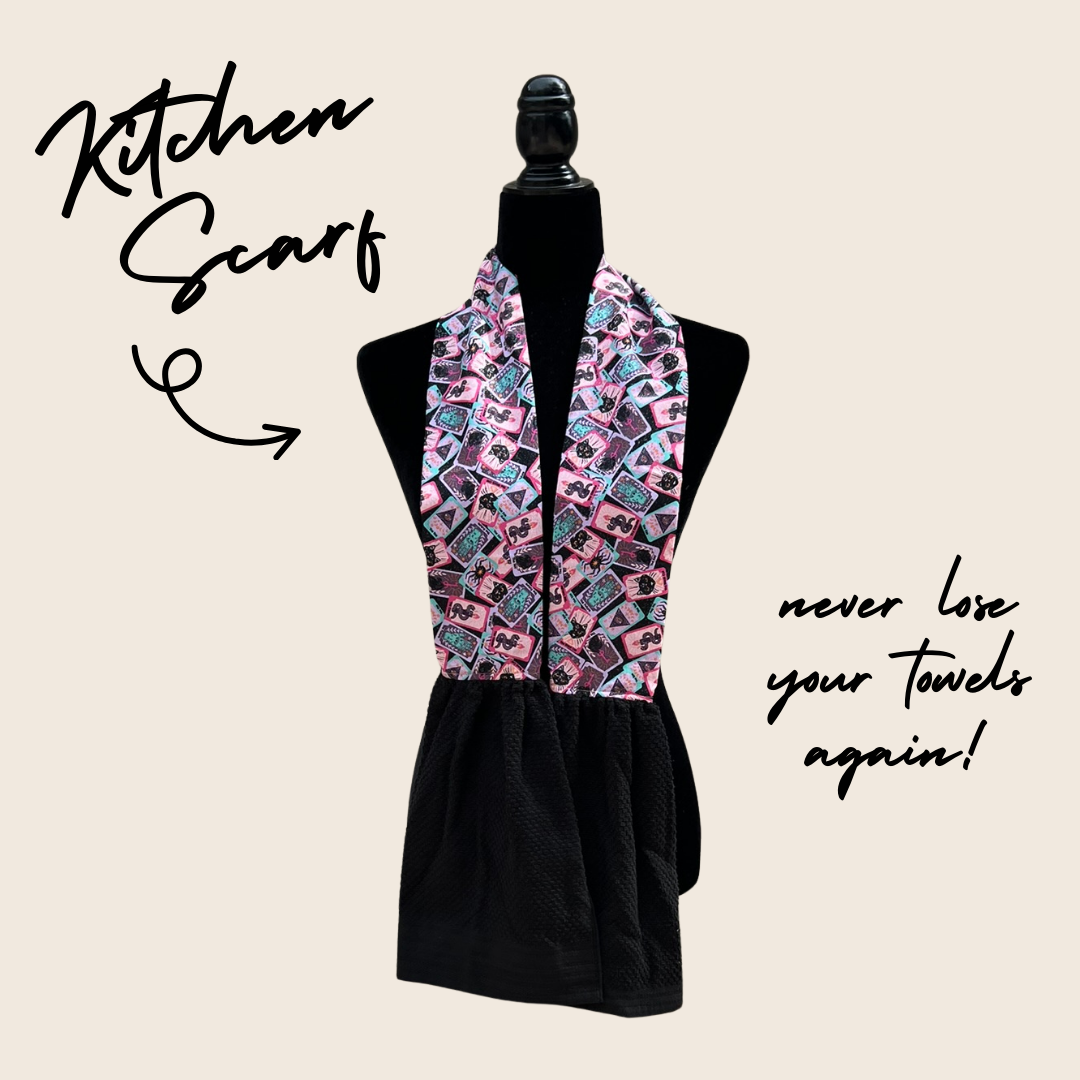 Tarot Card Kitchen Scarf