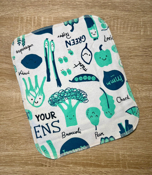 Eat Your Greens Reusable Paper Towels | Sustainable Kitchen Towels